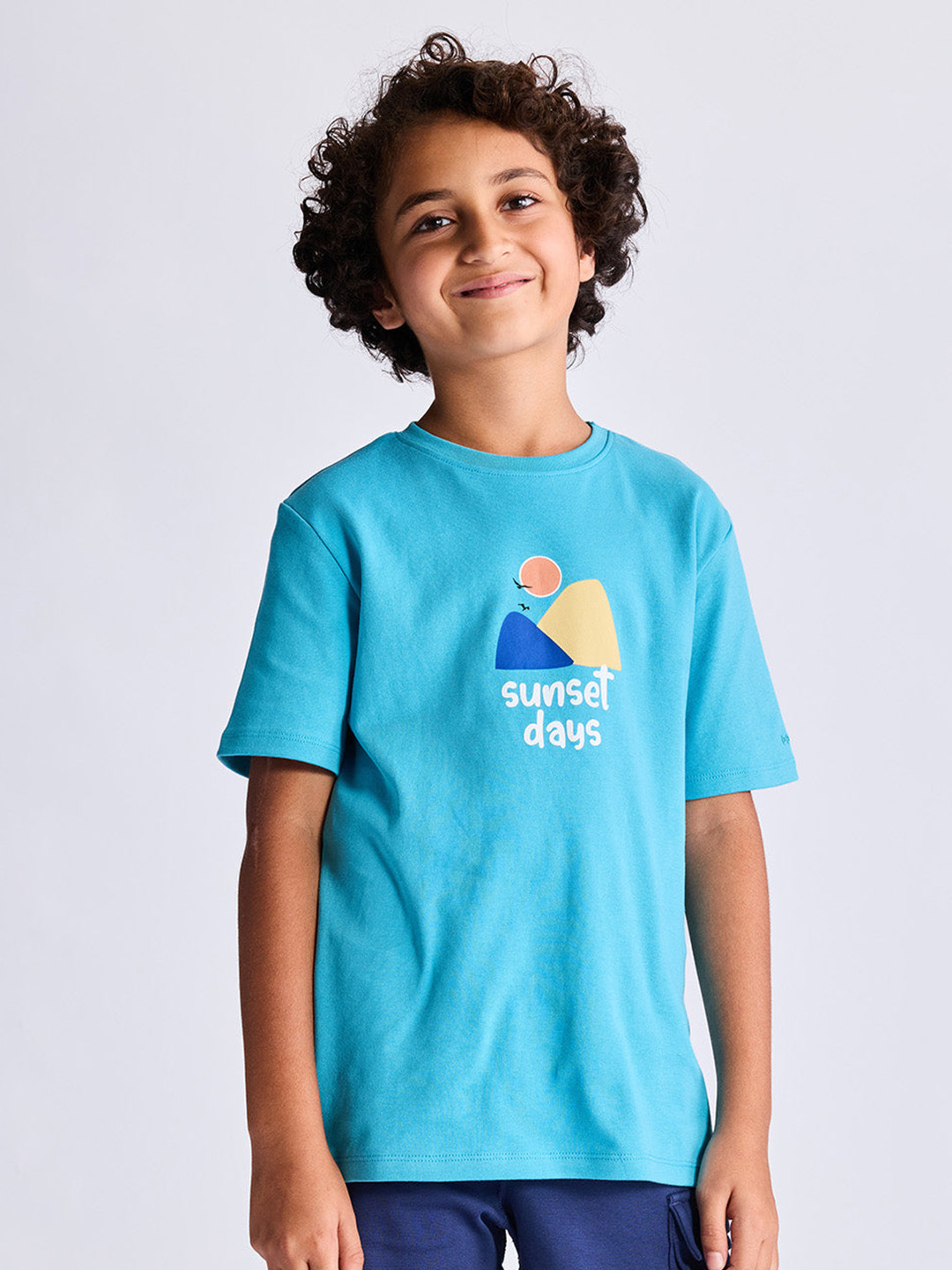 Dotokids Kids Relaxed Fit Printed Cotton T-Shirt