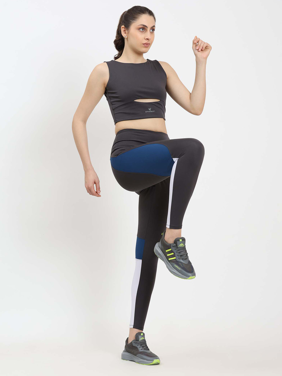 Dpassion Solid Top with Leggings