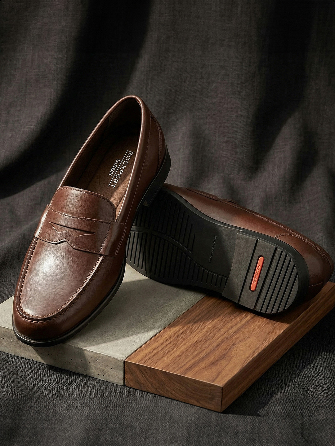 Rockport Men Leather Formal Loafers