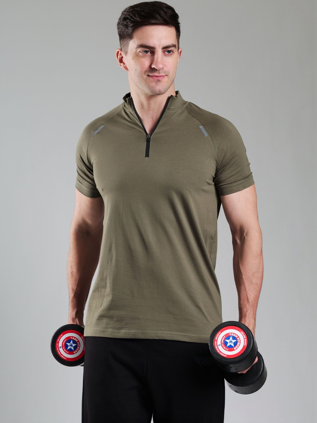 GROW Men High Neck T-shirt