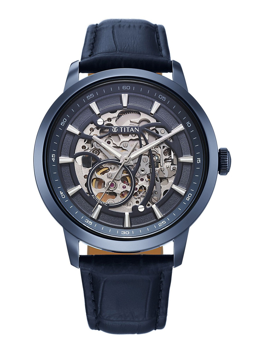 Titan Men Phoenix Automatic Analog Blue Dial Watch - 90223QL01