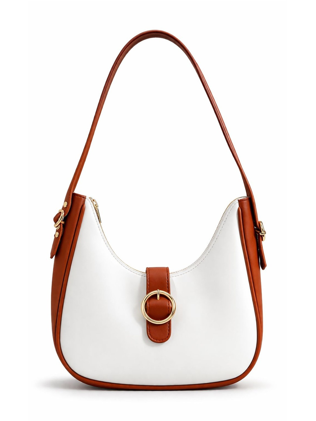 FABBHUE Colourblocked Swagger Shoulder Bag