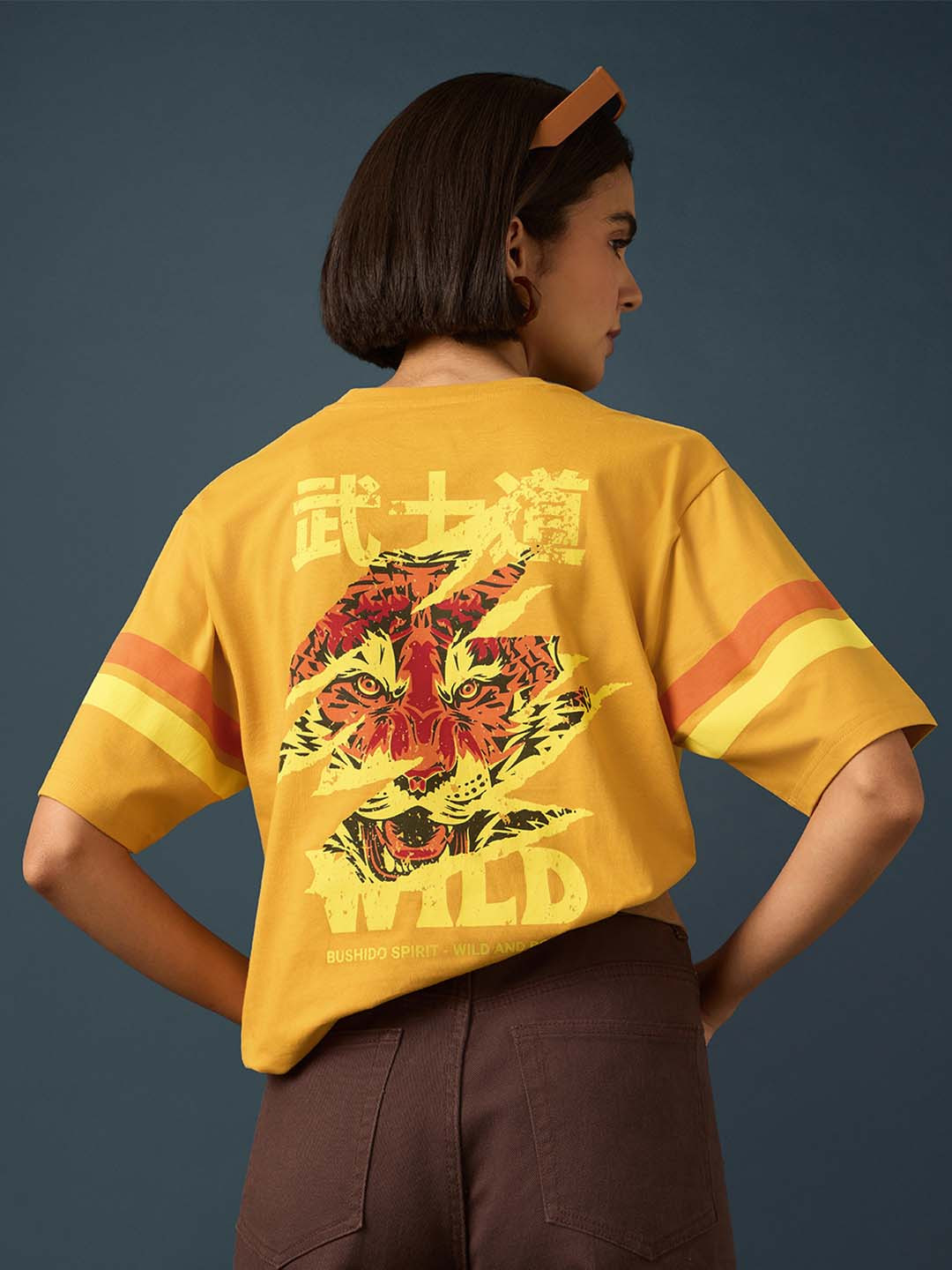 Difference Of Opinion Women Short Sleeve Printed Oversized Fit Tshirt