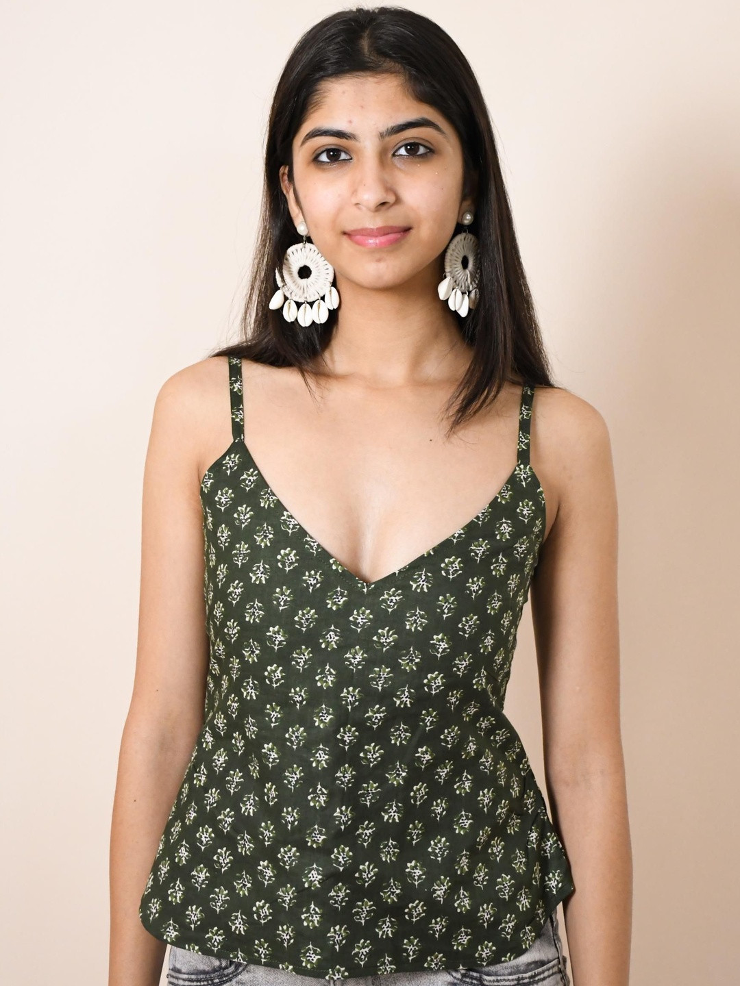 SUKITI Floral Print Top
