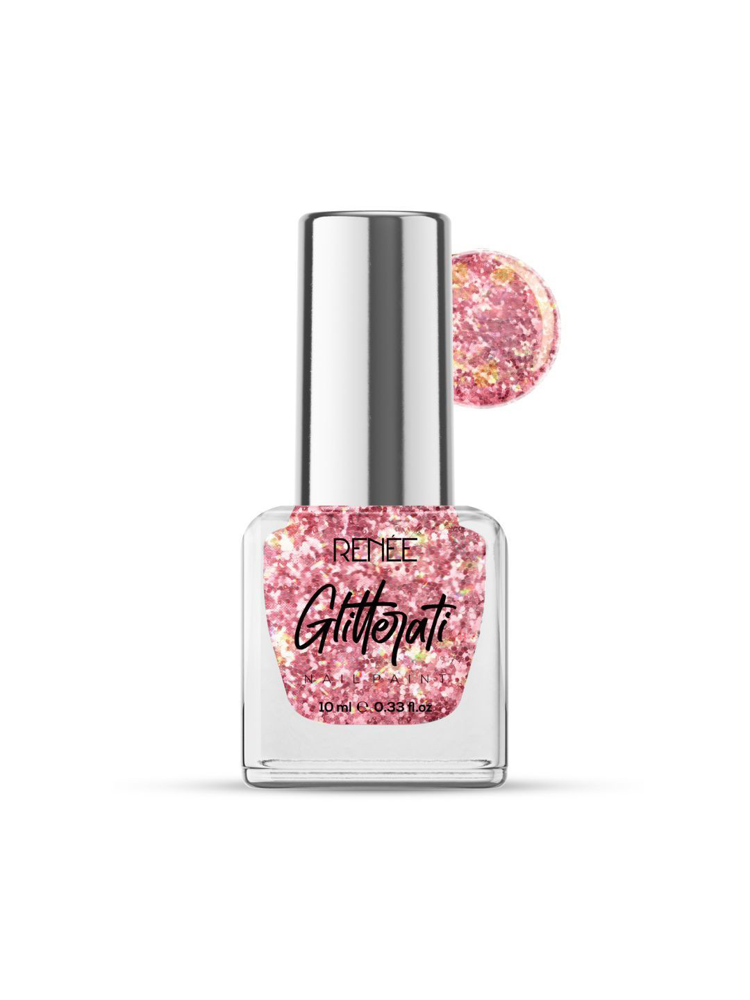 Renee Glitterati Long  Lasting Nail Paint - 10 ml - Glam Dust