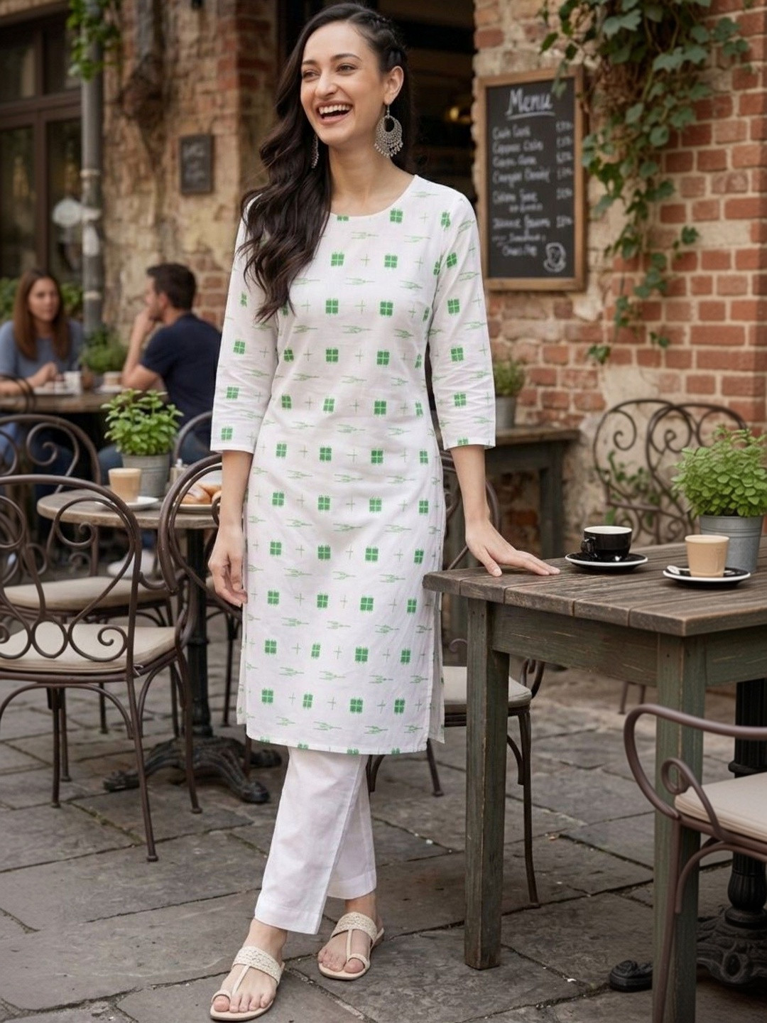 Pjyot by surhi Women Printed Cotton Kurta