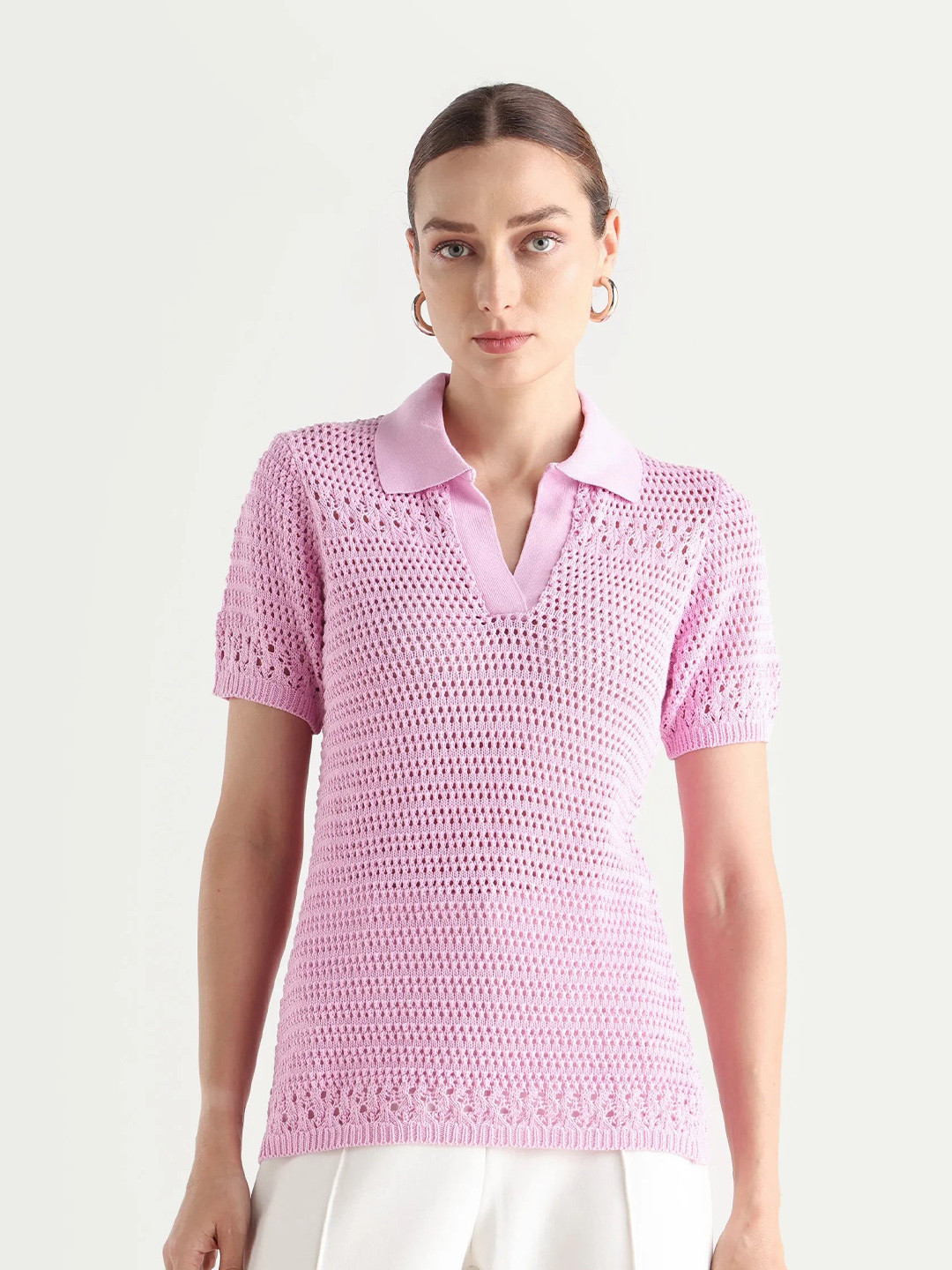 RAREISM Geometric Print Top
