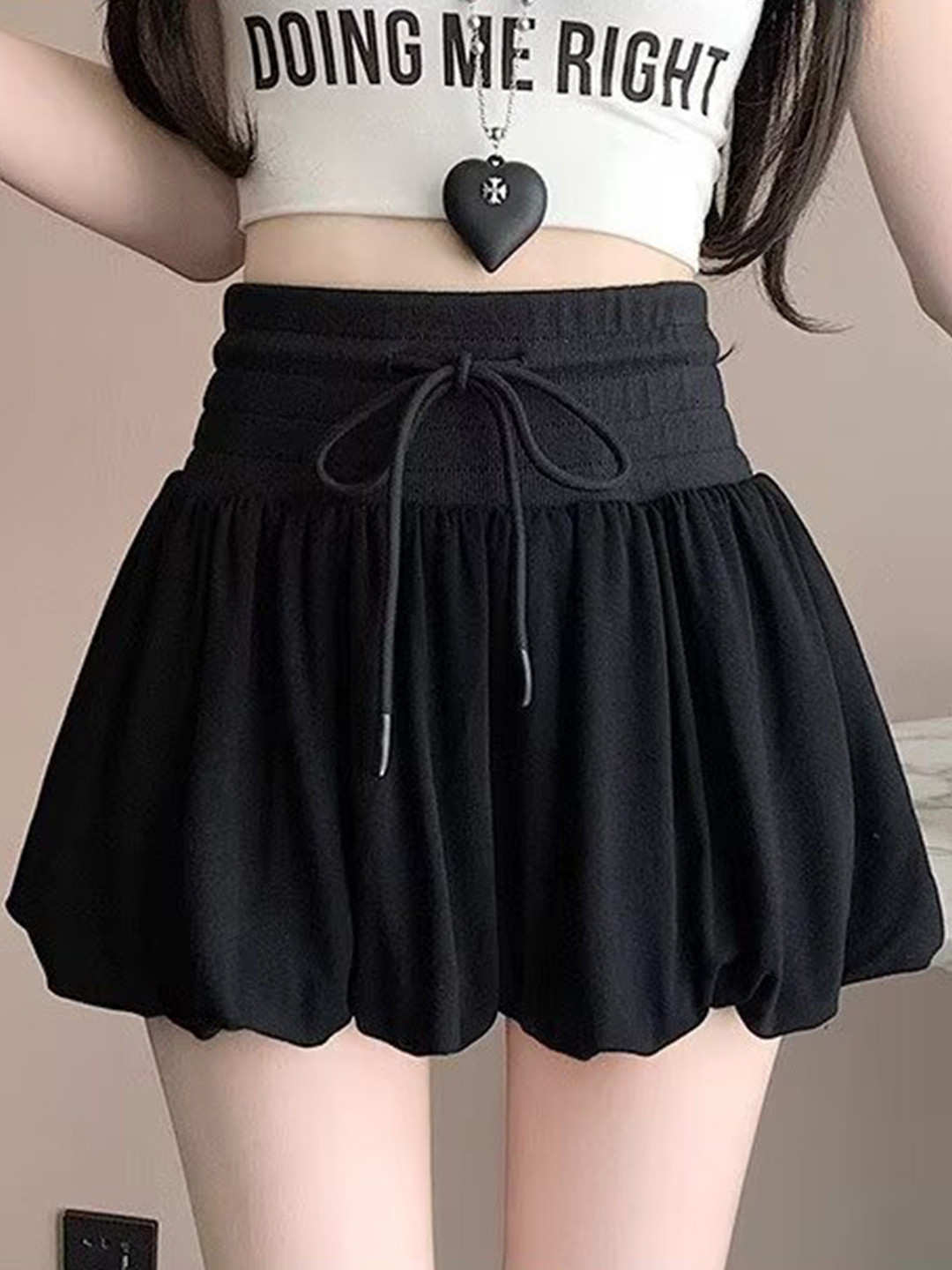 Suo Women Mini Balloon Skirt
