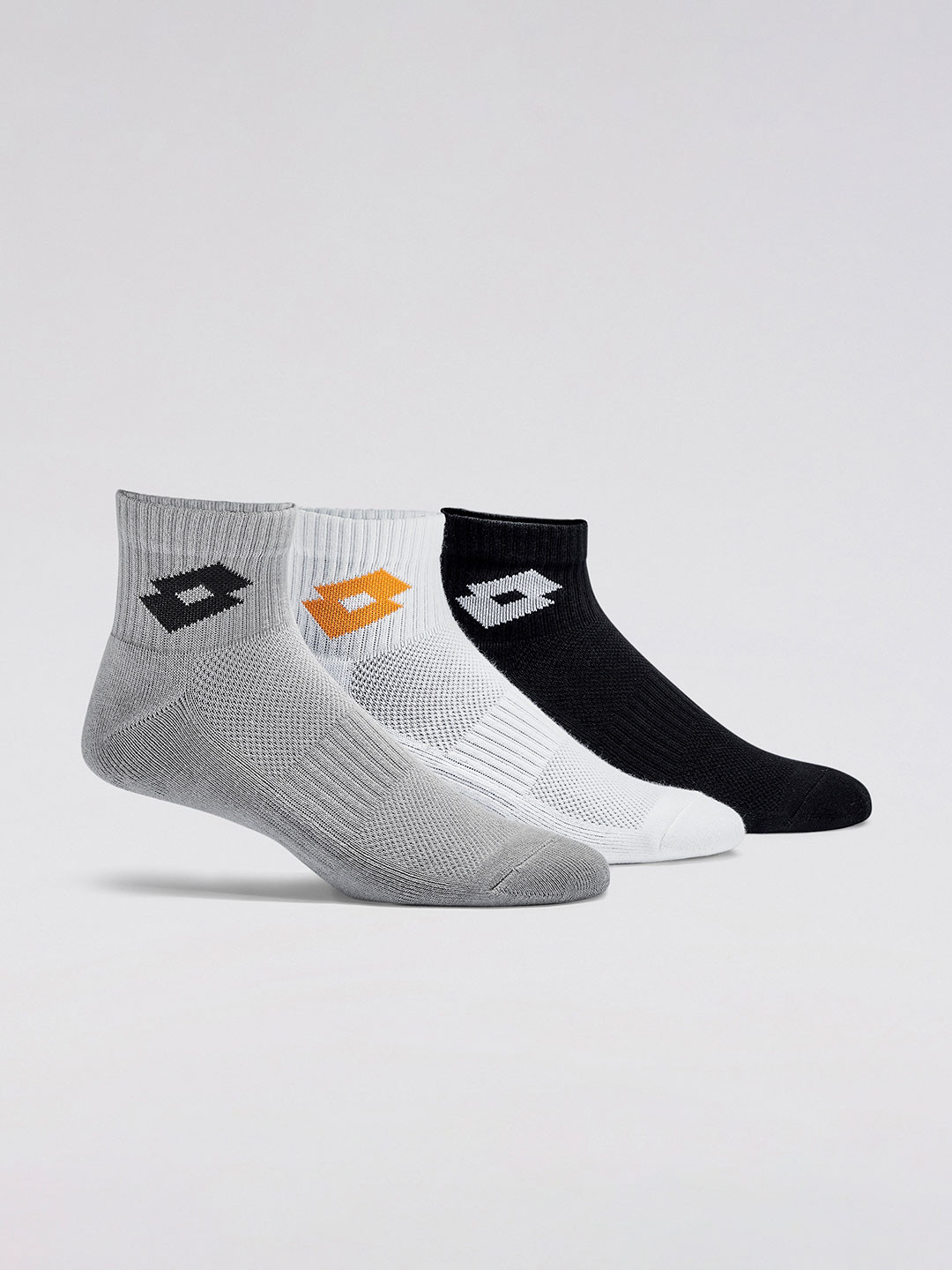Lotto Kickoff Socks 1.0 Assorted Ankle - 3 Pairs