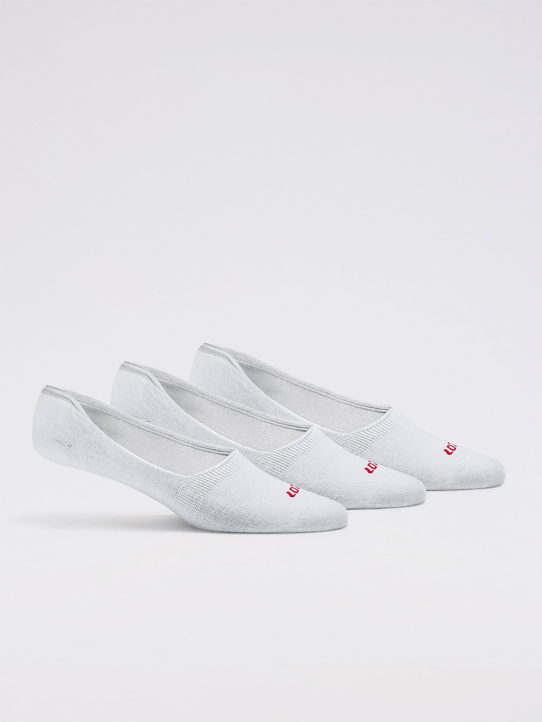 Lotto Essentials Socks 1.0 White Footie - 3 Pairs