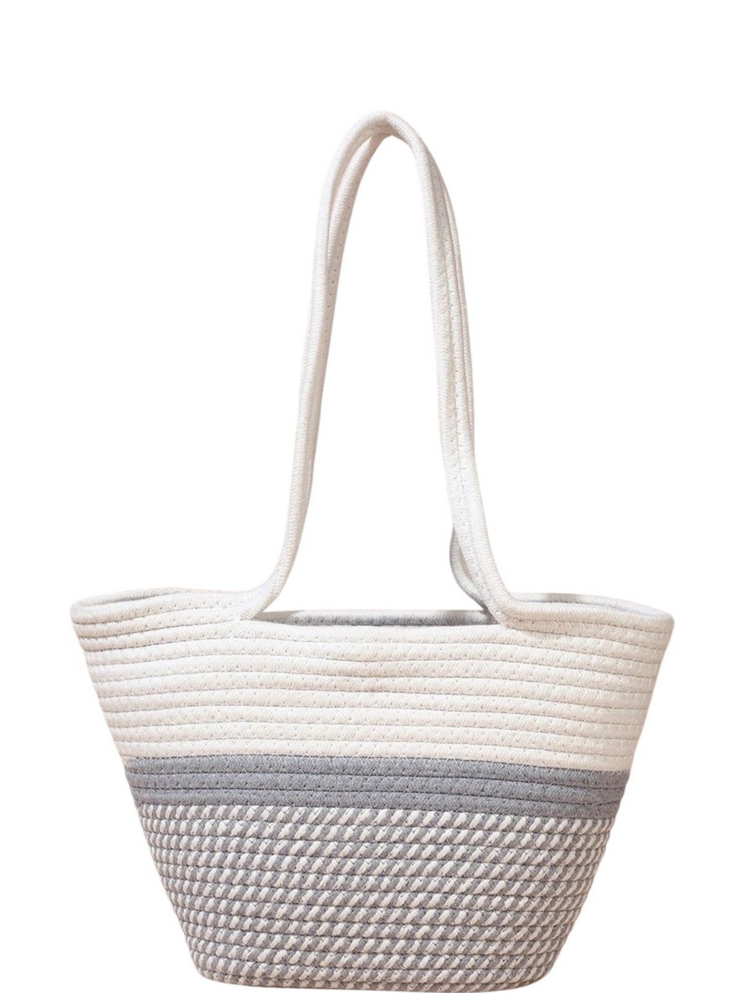 DYARCHY Colourblocked Structured Tote Bag