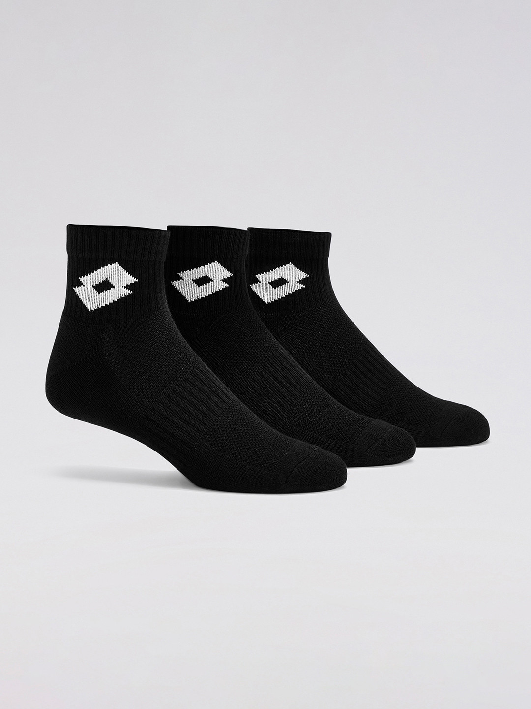 Lotto Kickoff Socks 1.0 Black Ankle - 3 Pairs