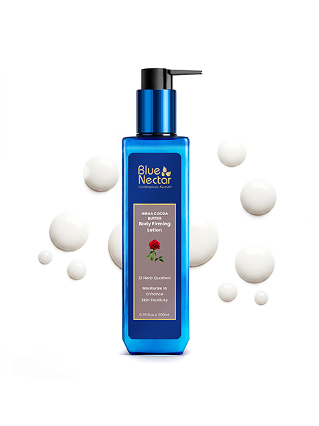 Blue Nectar Nira Body Lotion for Stretch Marks With Cocoa,Shea Butter& Uplifting Rose200ml
