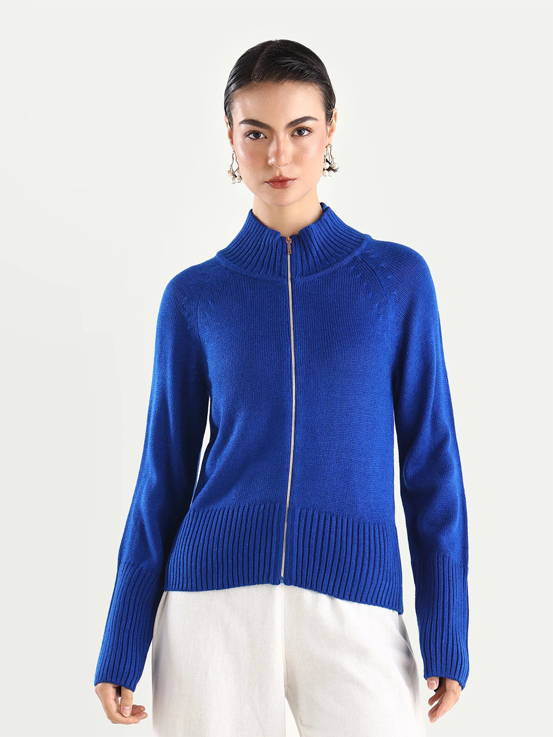 RAREISM Women Ribbed Cardigan