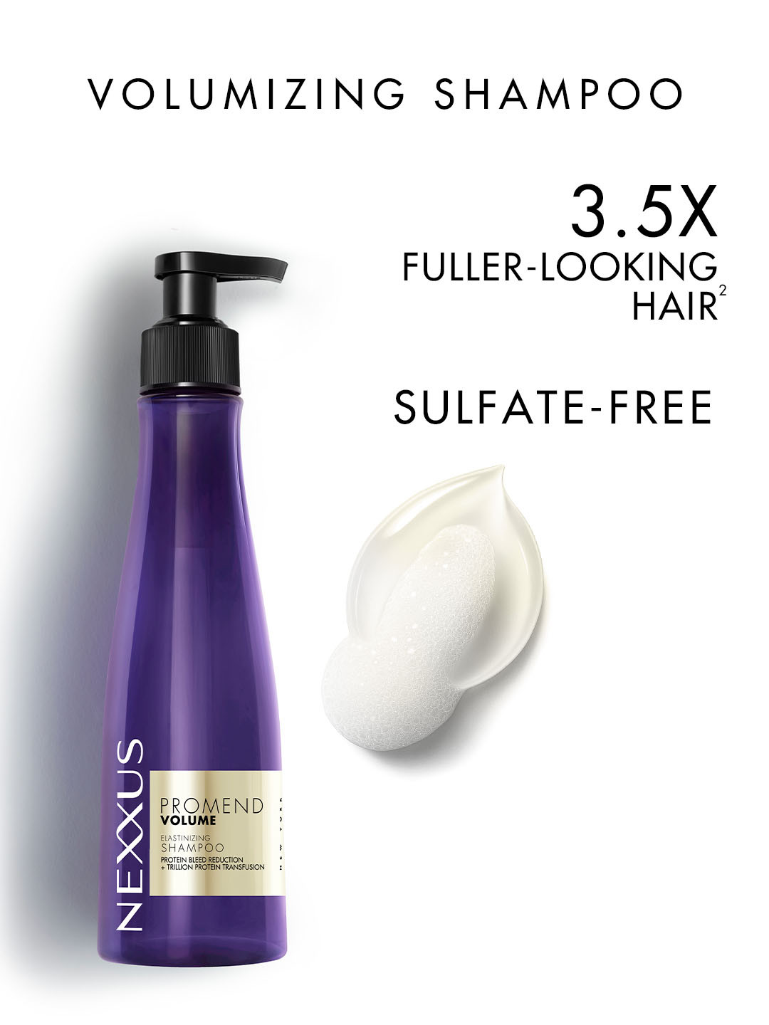Nexxus Promend Volume Elastinizing Shampoo with Trillion Protein Transfusion - 250 ml