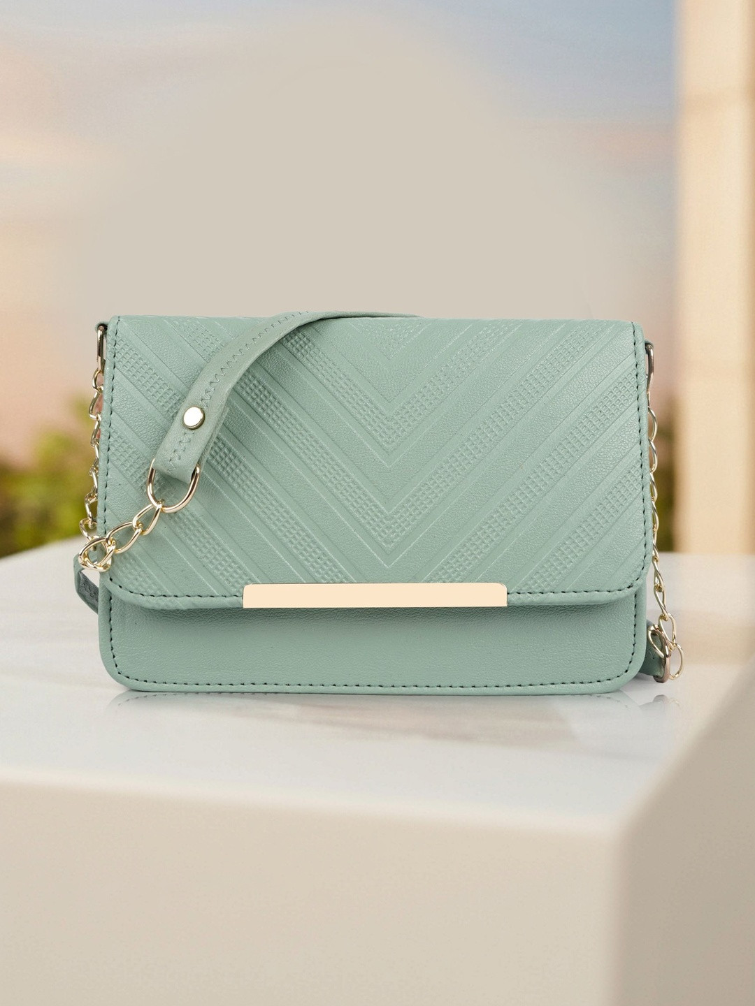ROLEXO Textured Sling Bag