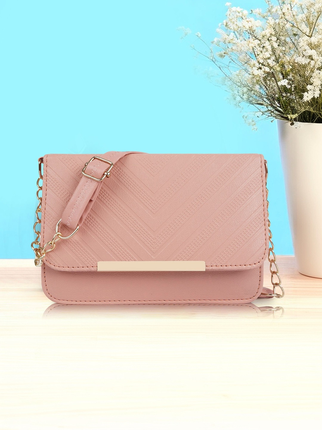 ROLEXO Textured Sling Bag
