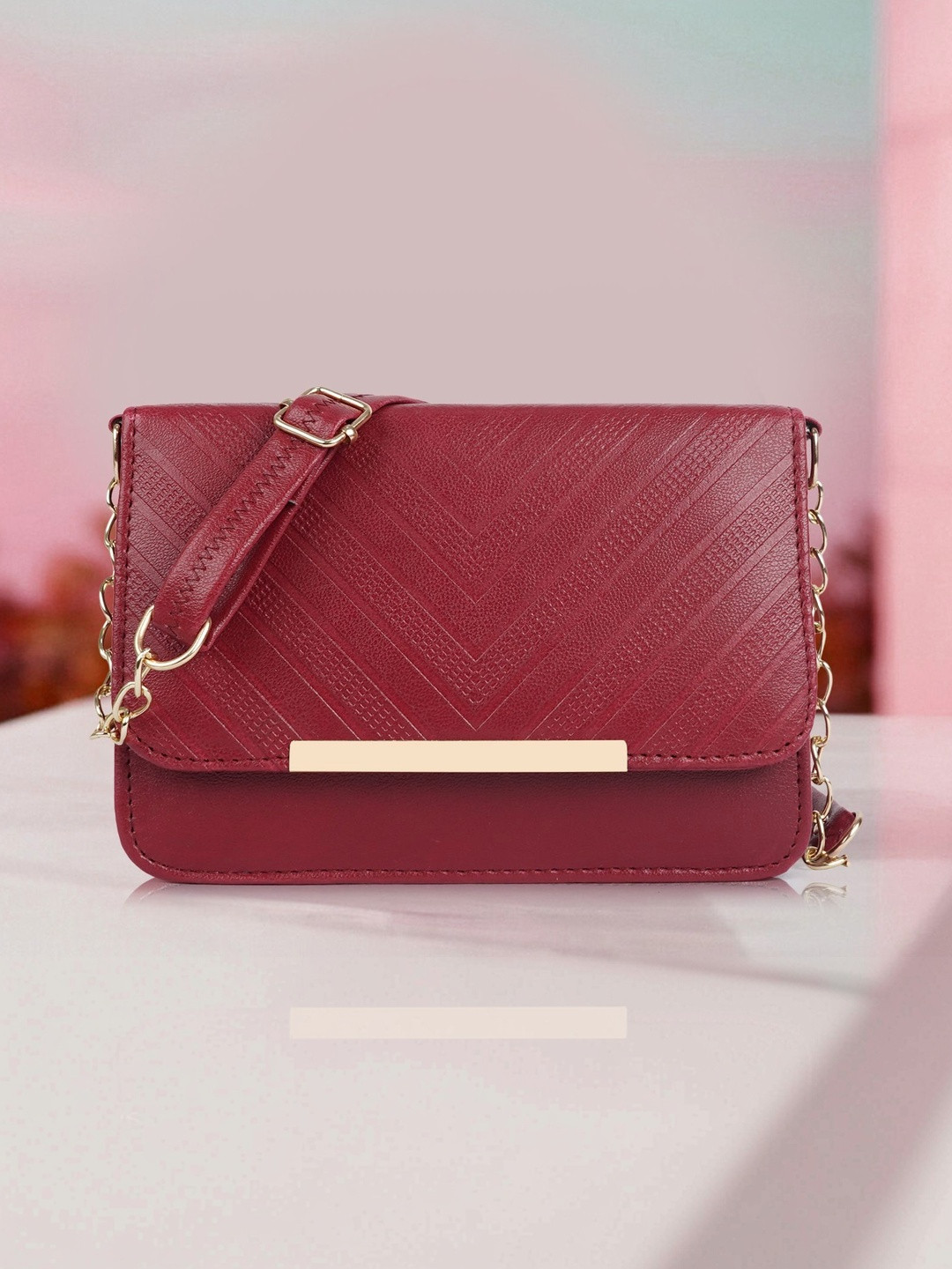 ROLEXO Textured Sling Bag