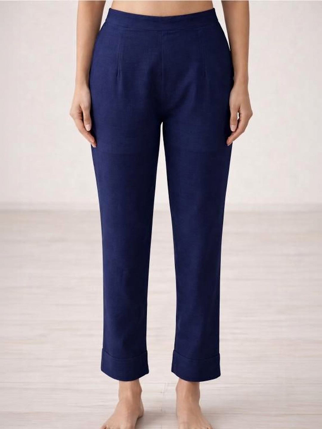 Keshar Women High-Rise Trousers