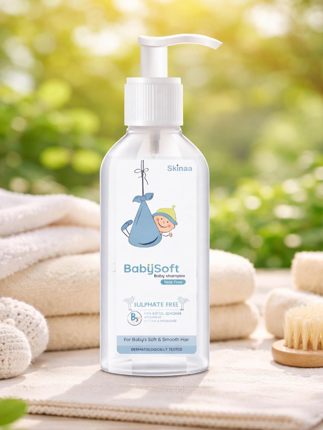 SKINAA BabySoft Tear-Free Baby Shampoo Conditioner with Shea Butter & Glycerin 100ml