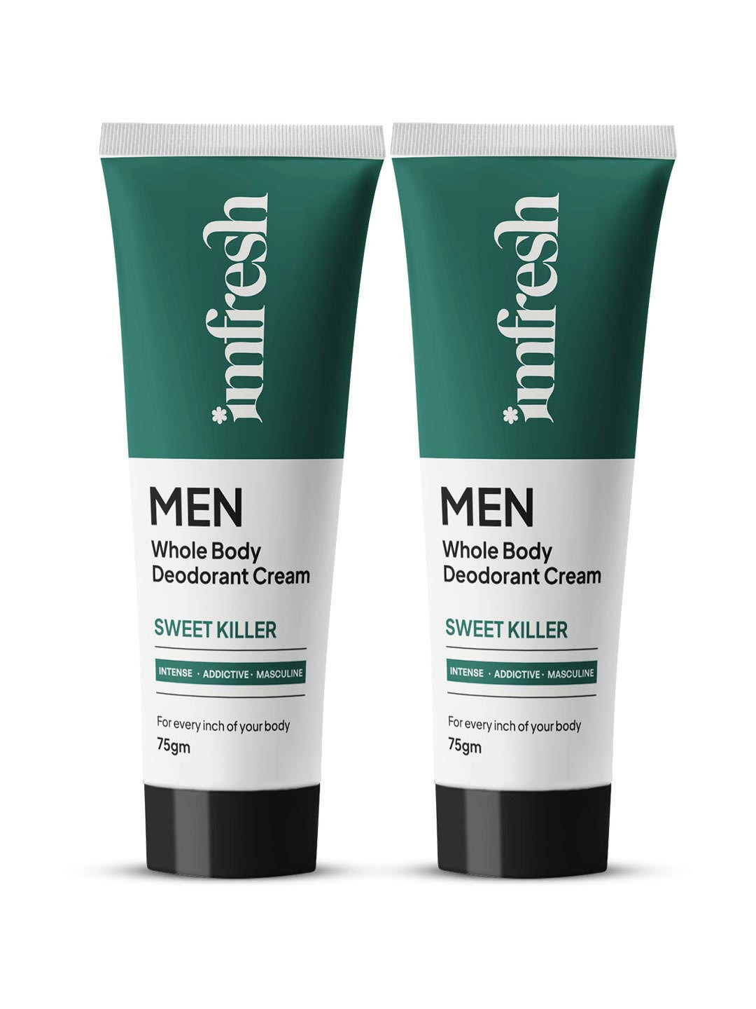 imfresh Men Set of 2 Sweet Killer Deodorant Cream- 75g Each