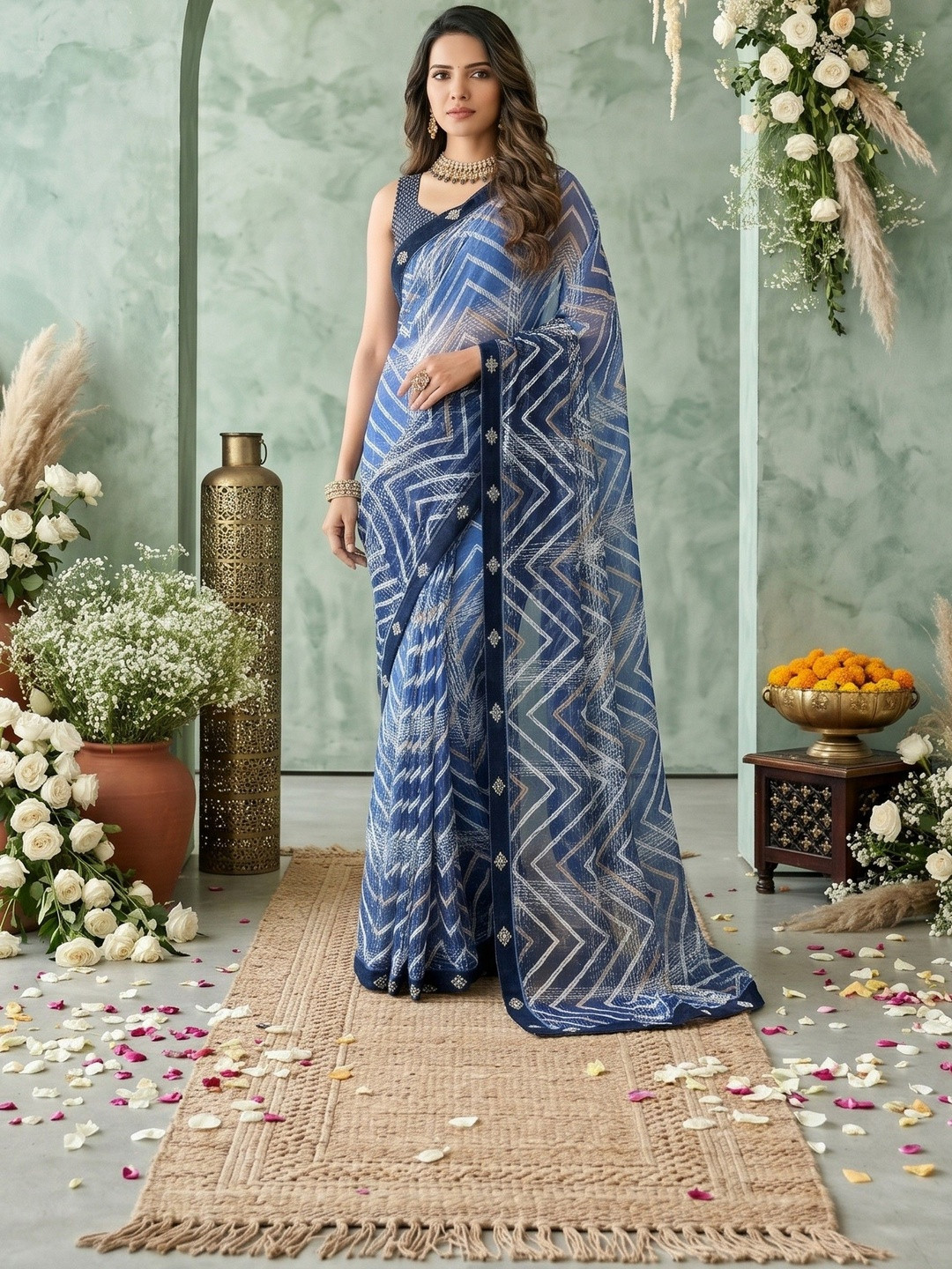 TASRIKA Pure Georgette Designer Saree