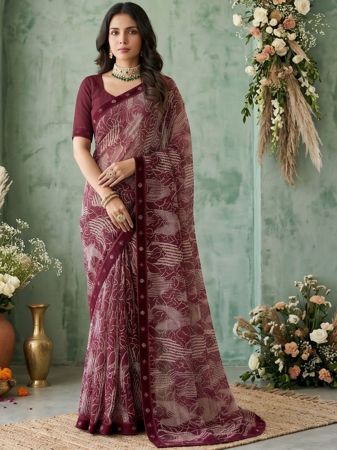TASRIKA Pure Georgette Saree