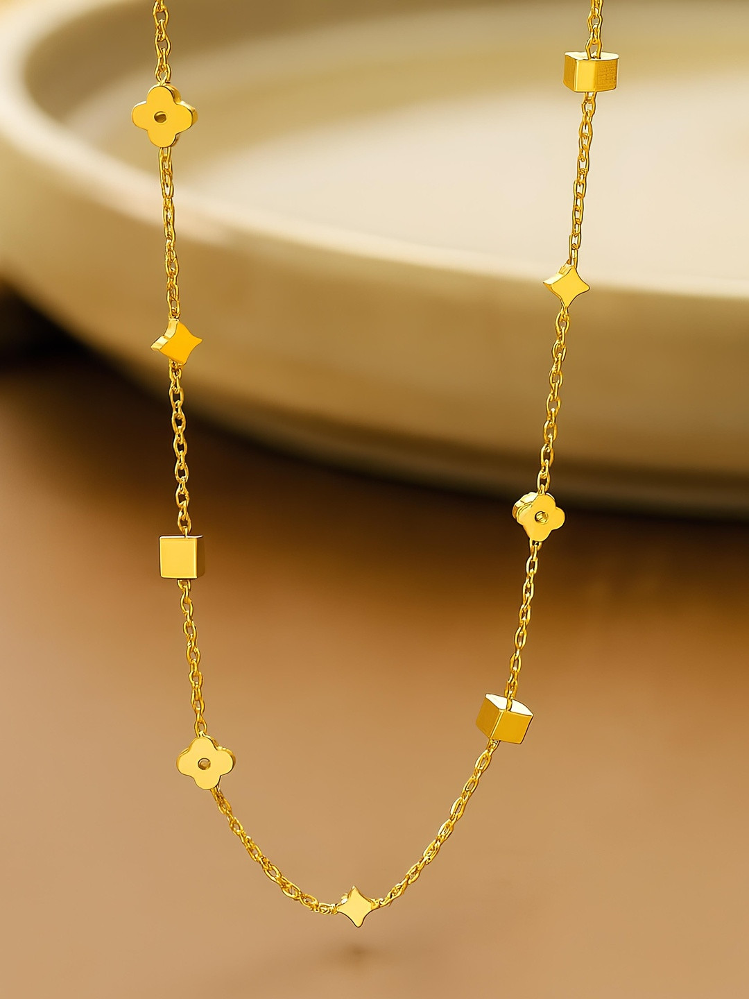 KARISHMA KREATIONS Gold-Plated Necklace
