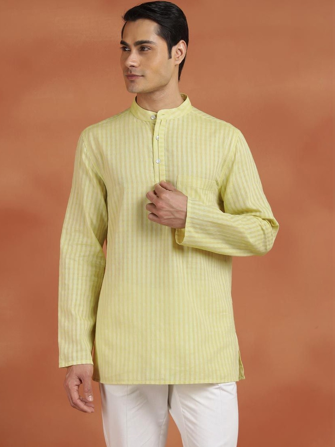 Fabindia Men Striped Kurta