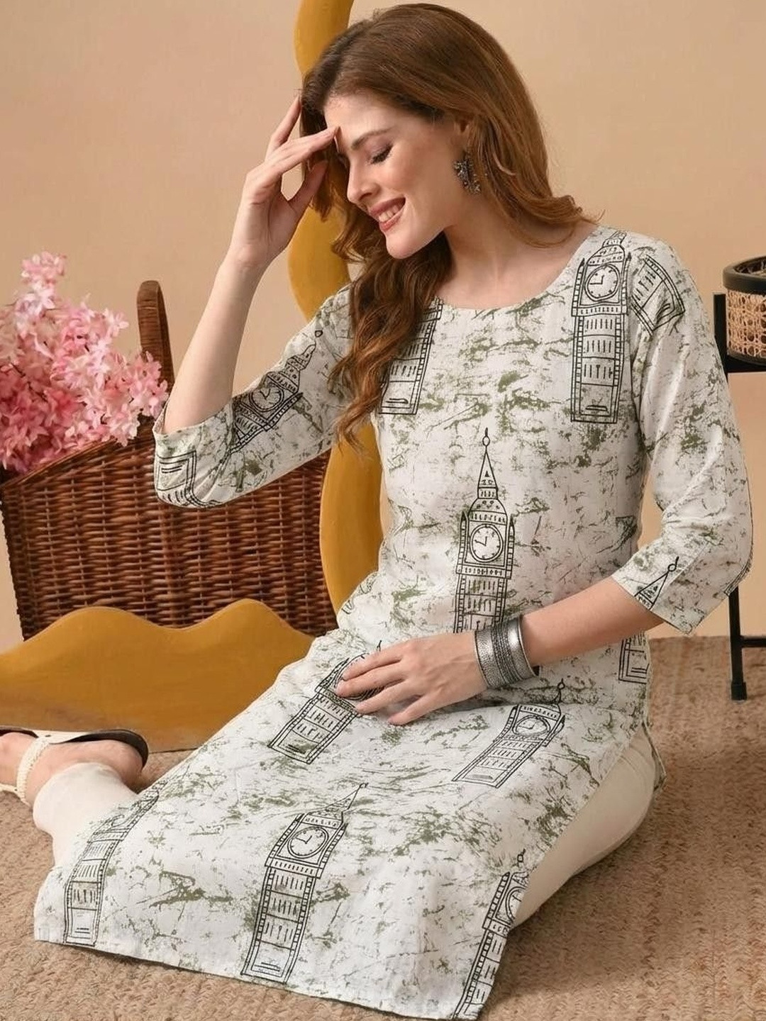 Zyla Women Printed Kurta
