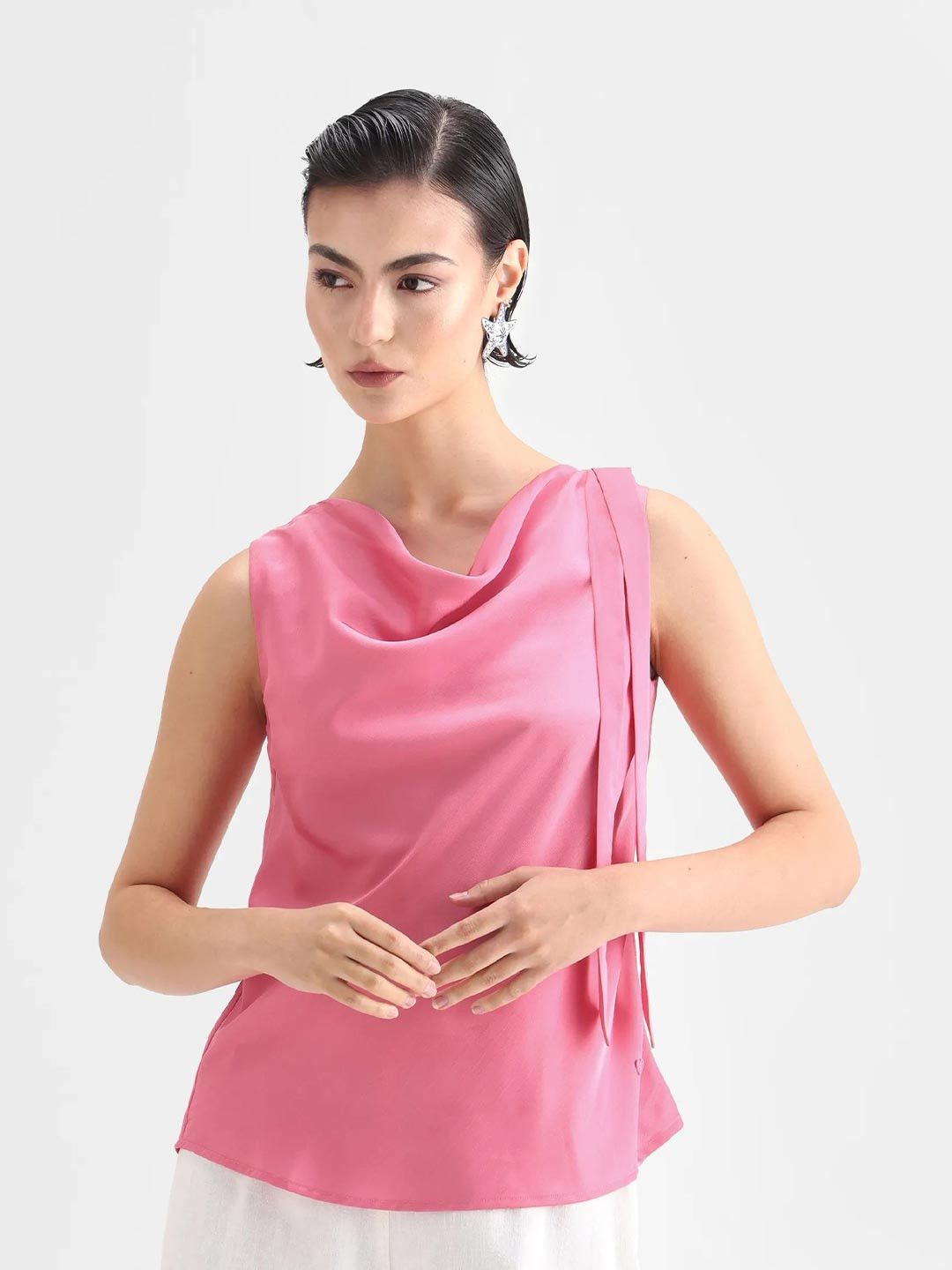 RAREISM Snicketti Cowl Neck Top