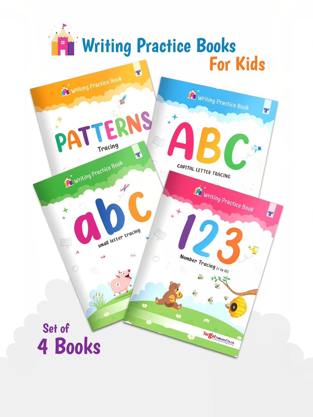 Target Publications Kids Writing Practice & Tracing Book