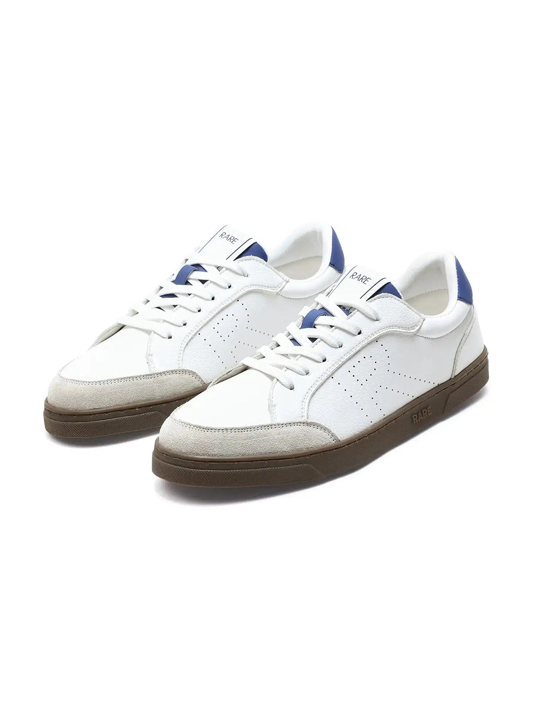 RARE RABBIT Blue KNOX Men Perforations Sneakers
