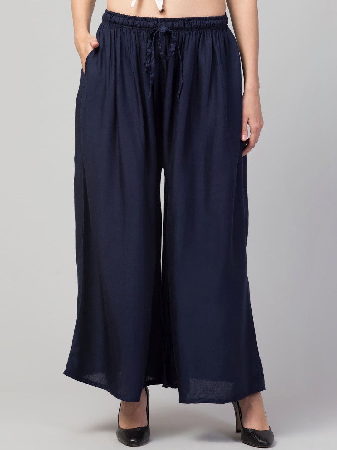 SHAUKIYA Women Flared Palazzos