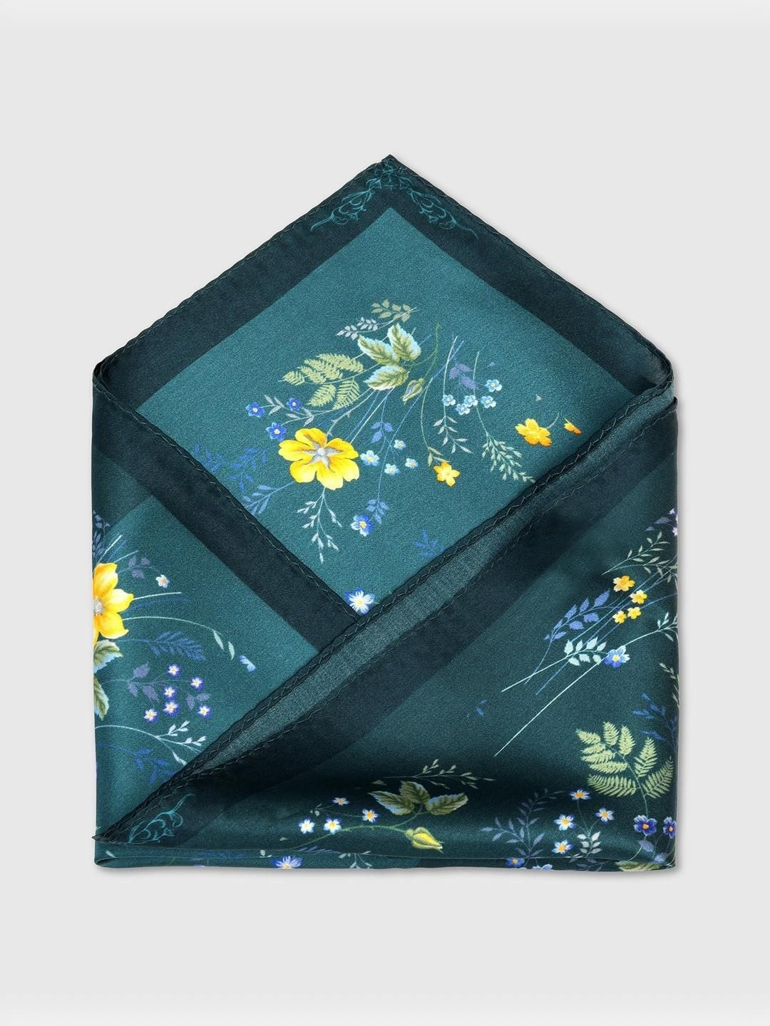 Blackberrys Printed Silk Blend Pocket Squares