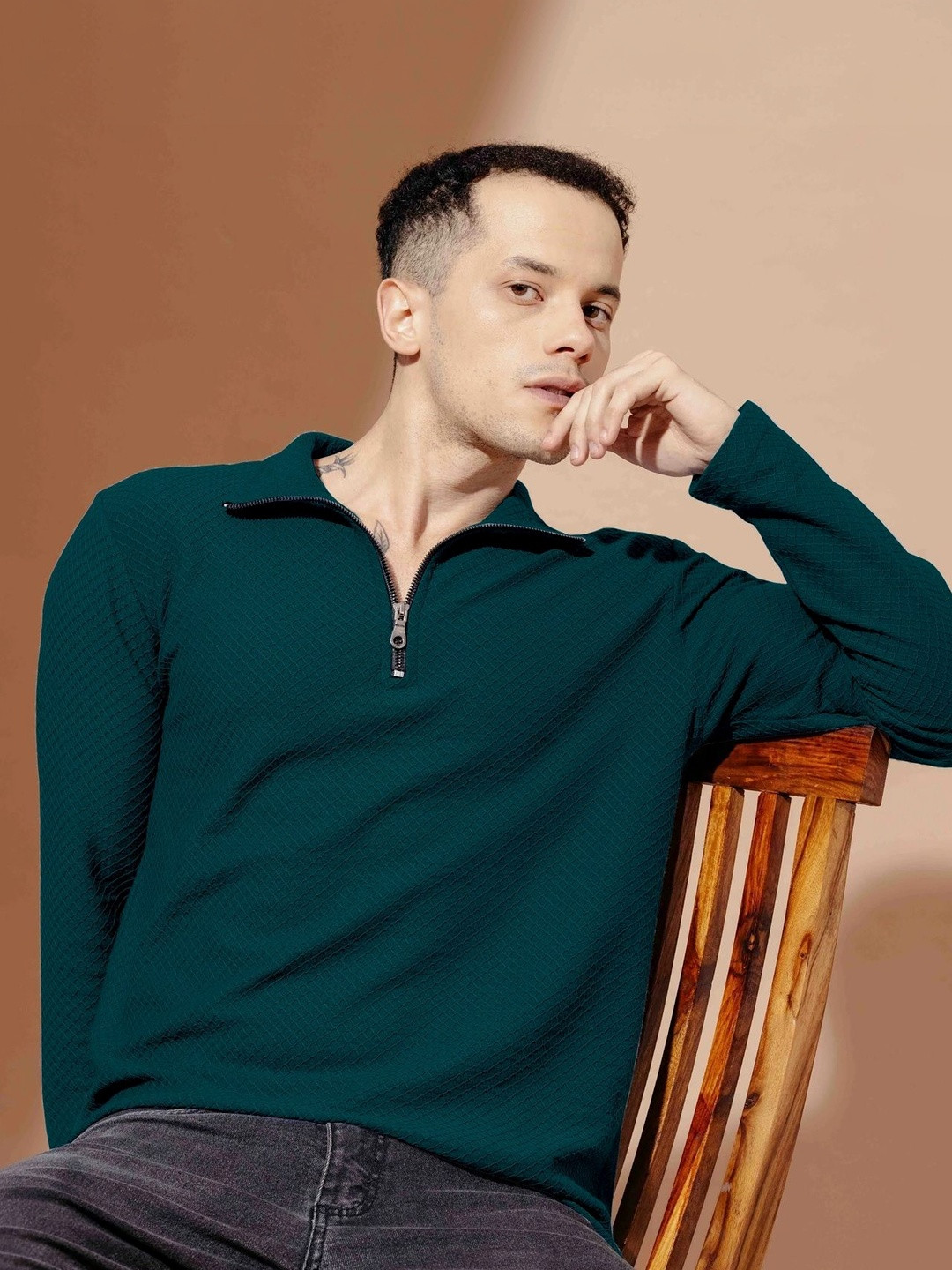SZN Men Polo Collar T-shirt