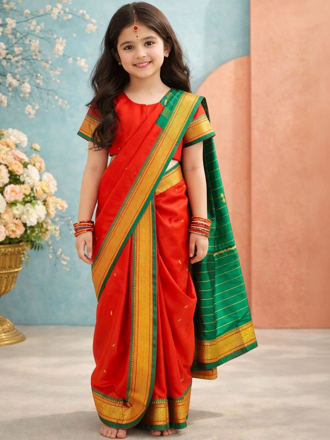 KALINI Woven Design Zari Art Silk Banarasi Saree
