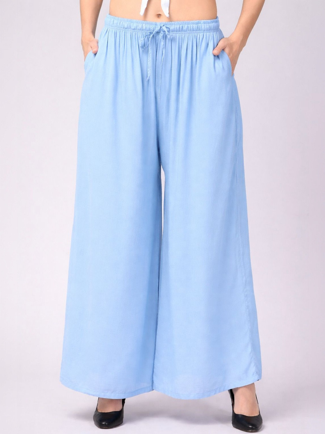 SHAUKIYA Women Flared Palazzos