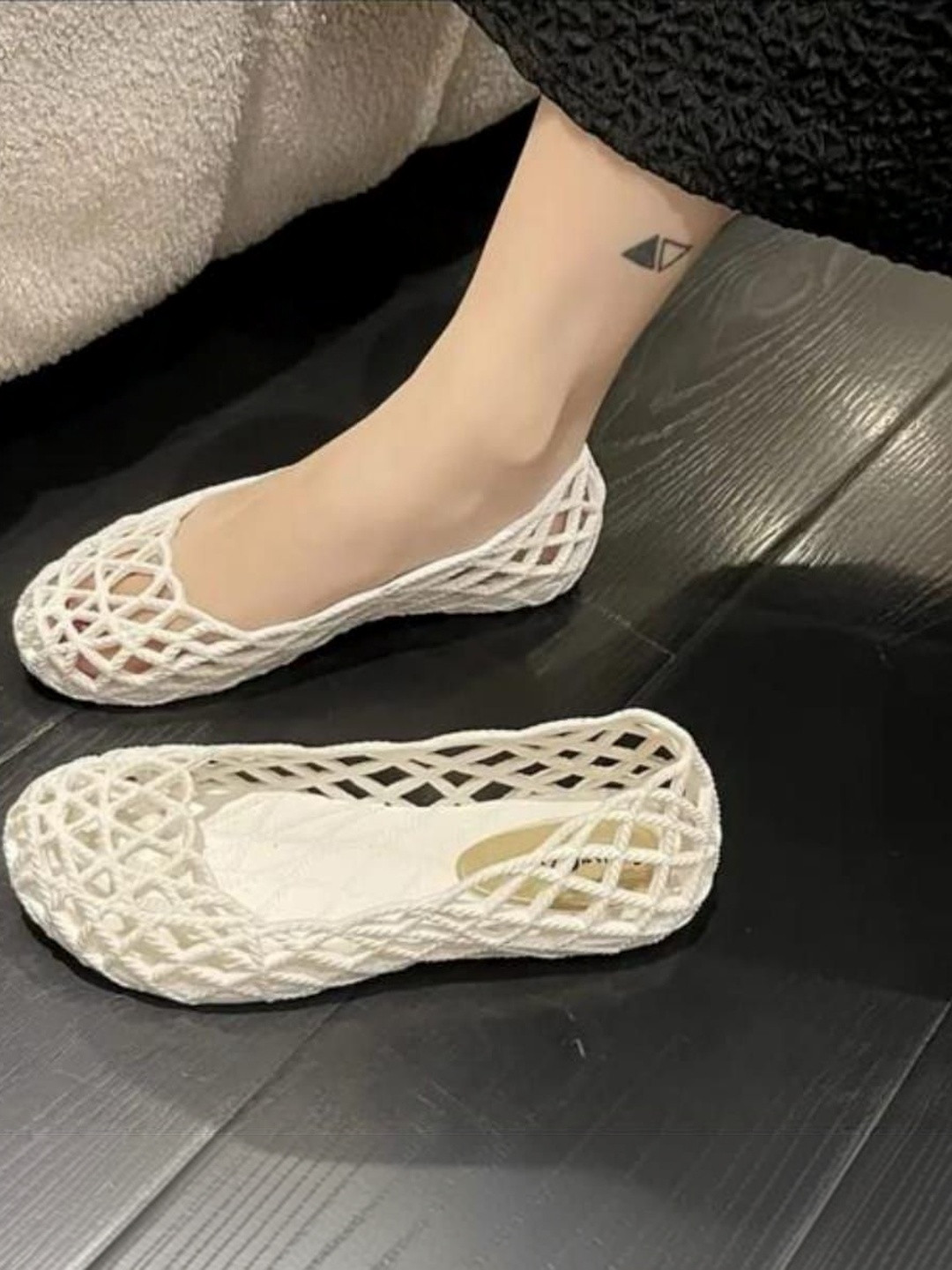 Shozie Round Toe Slip-On Ballerinas