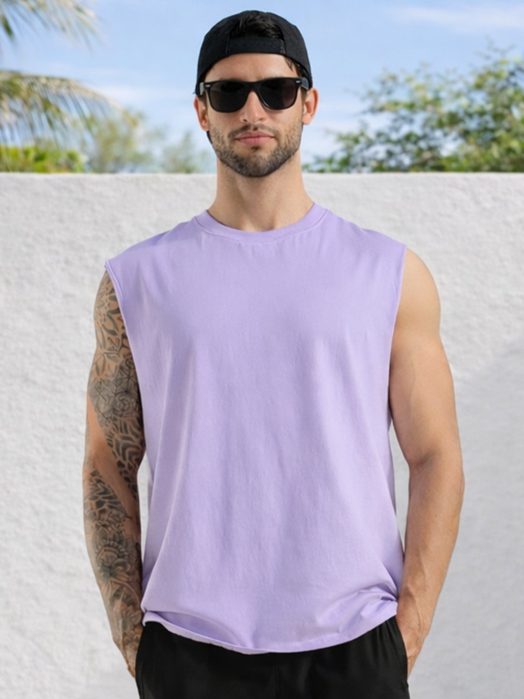 BDSQUARE Cotton Gym Vest