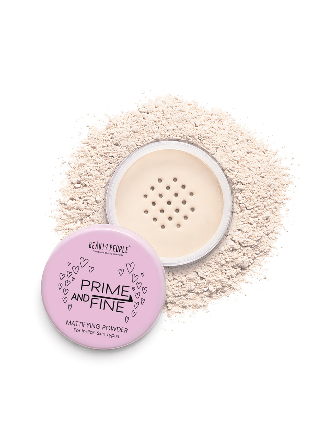 Beauty People Prime And Fine Mattifying Face Powder- 8 g- Soft Light 03