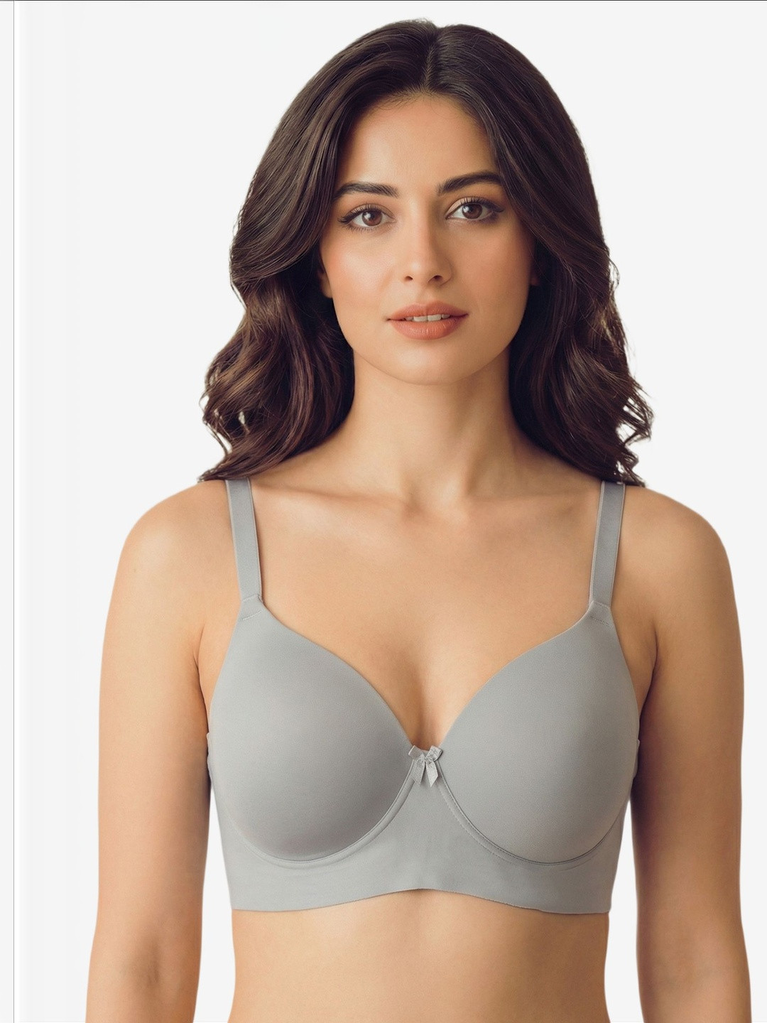 Tweens Polyamide Lightly Padded Non-Wired Level-1 Padding Everyday Bonded Bra