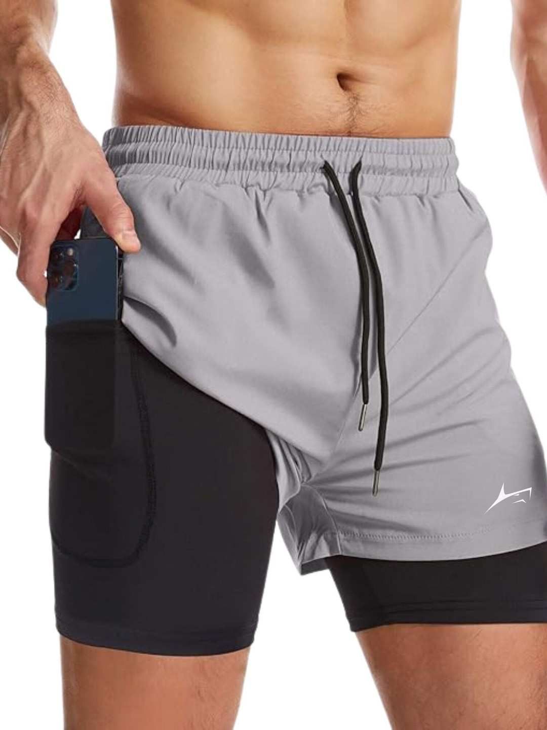 Prosharx Men Colourblocked Training or Gym Sports Shorts