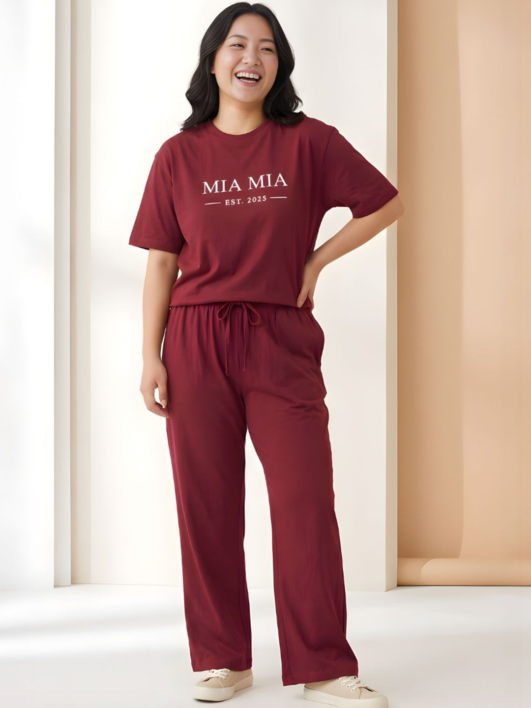 Lugo Printed T-shirt with Trousers