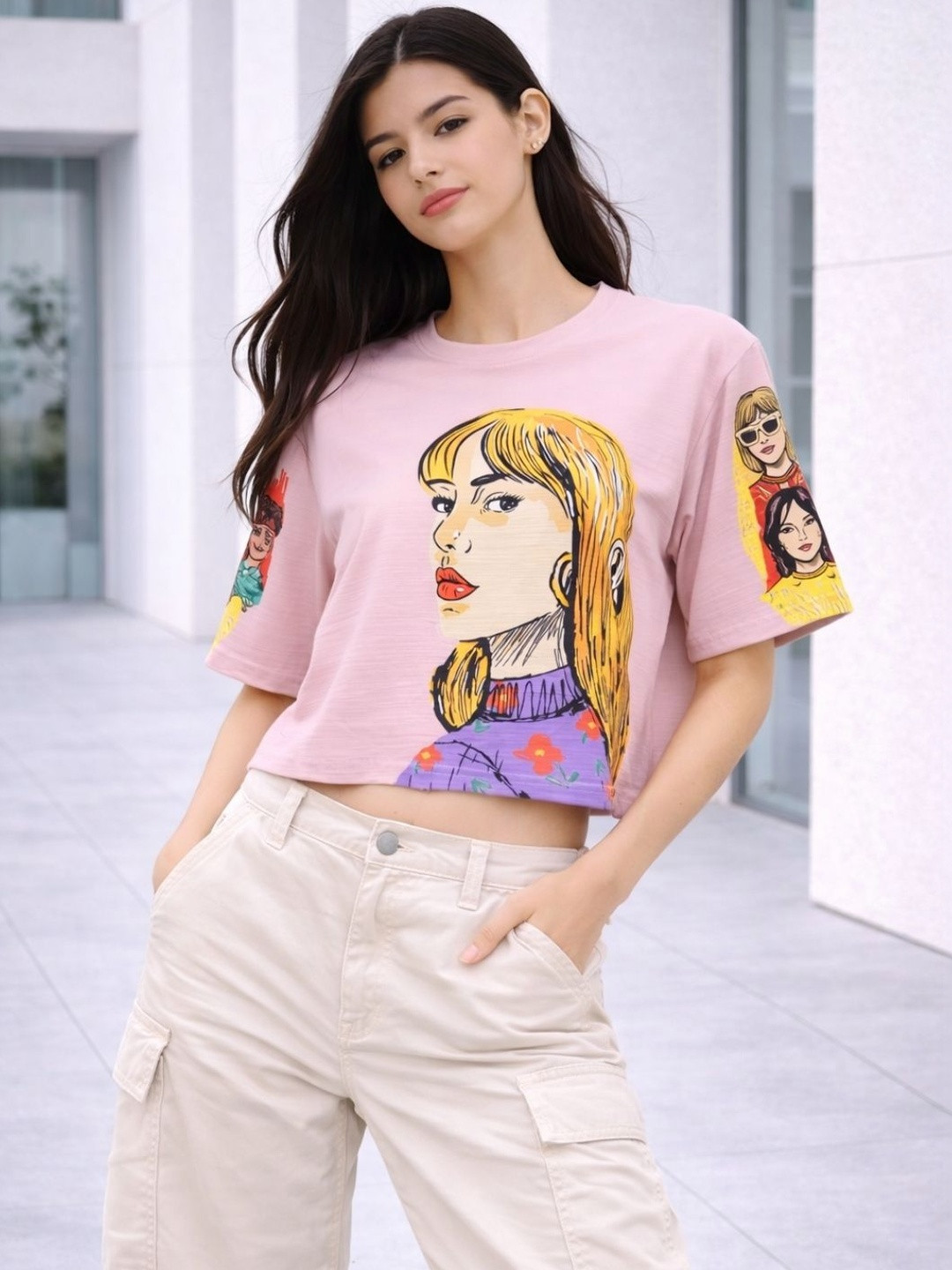 clobug Women Printed T-shirt