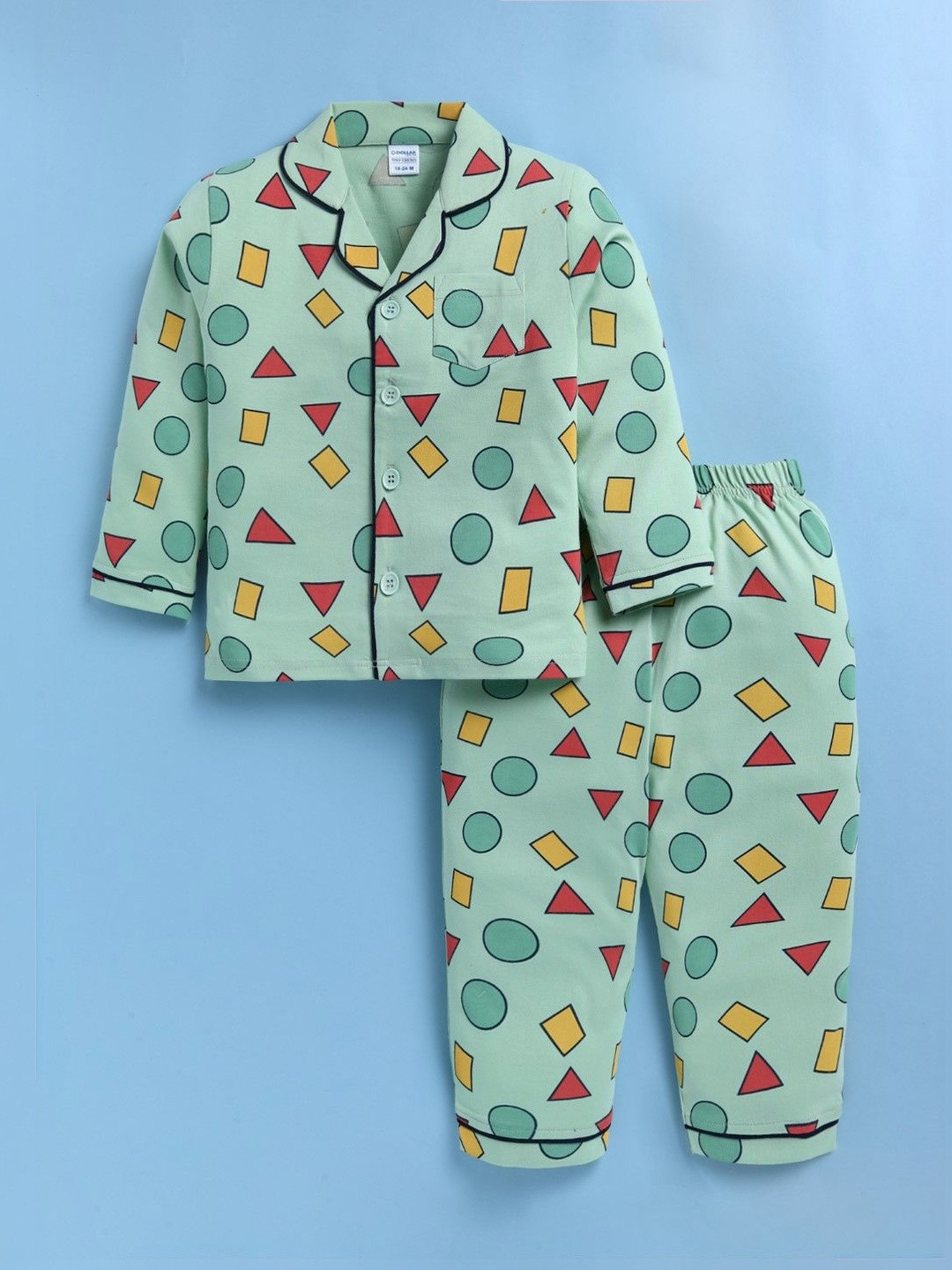 Dollar Boys Printed Shirt with Pyjamas