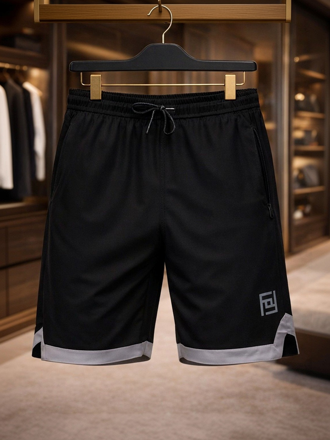 Keenuu Men Colourblocked Outdoor Sports Shorts with Technology