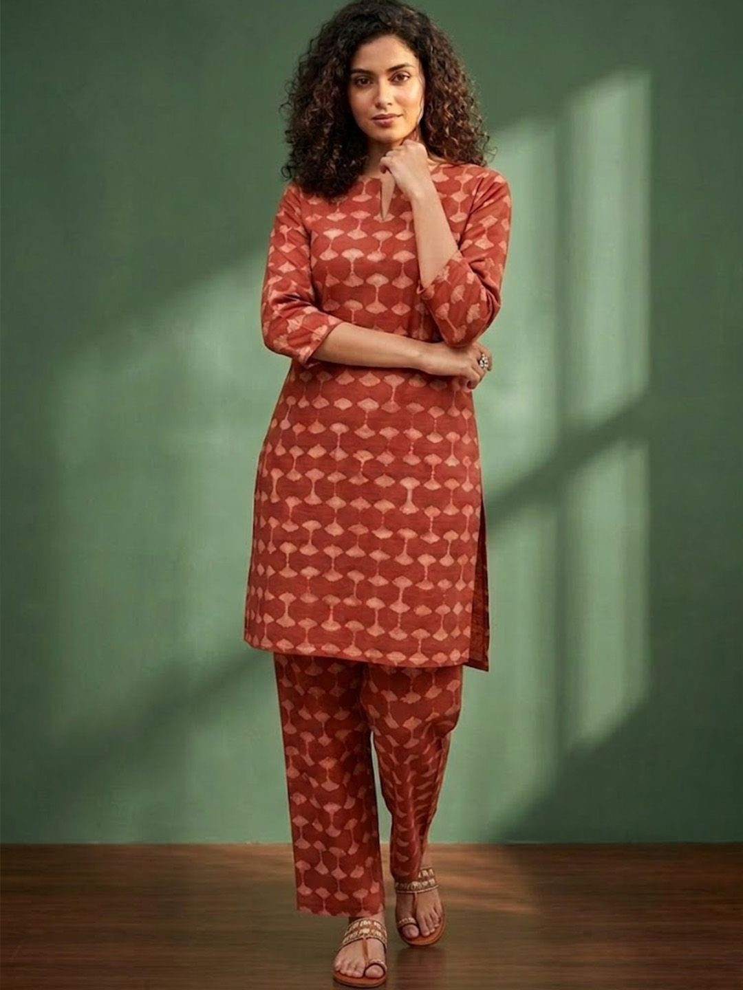 Varanga Printed Tunic with Trousers
