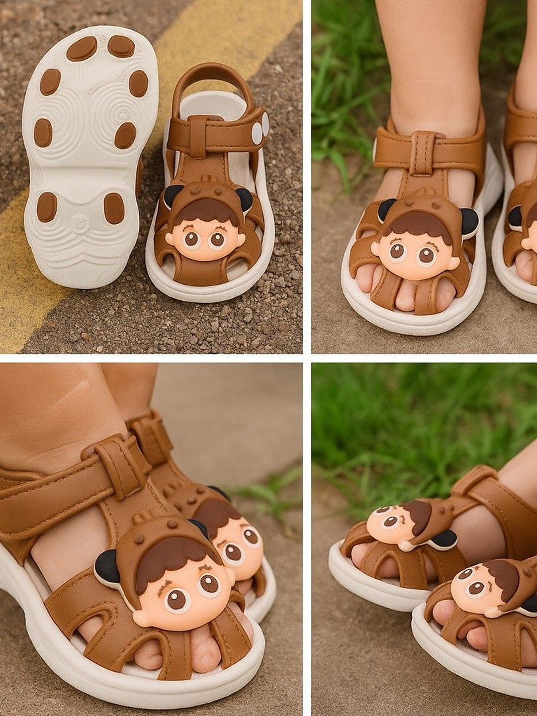 TRZ Unisex Kids Sandals