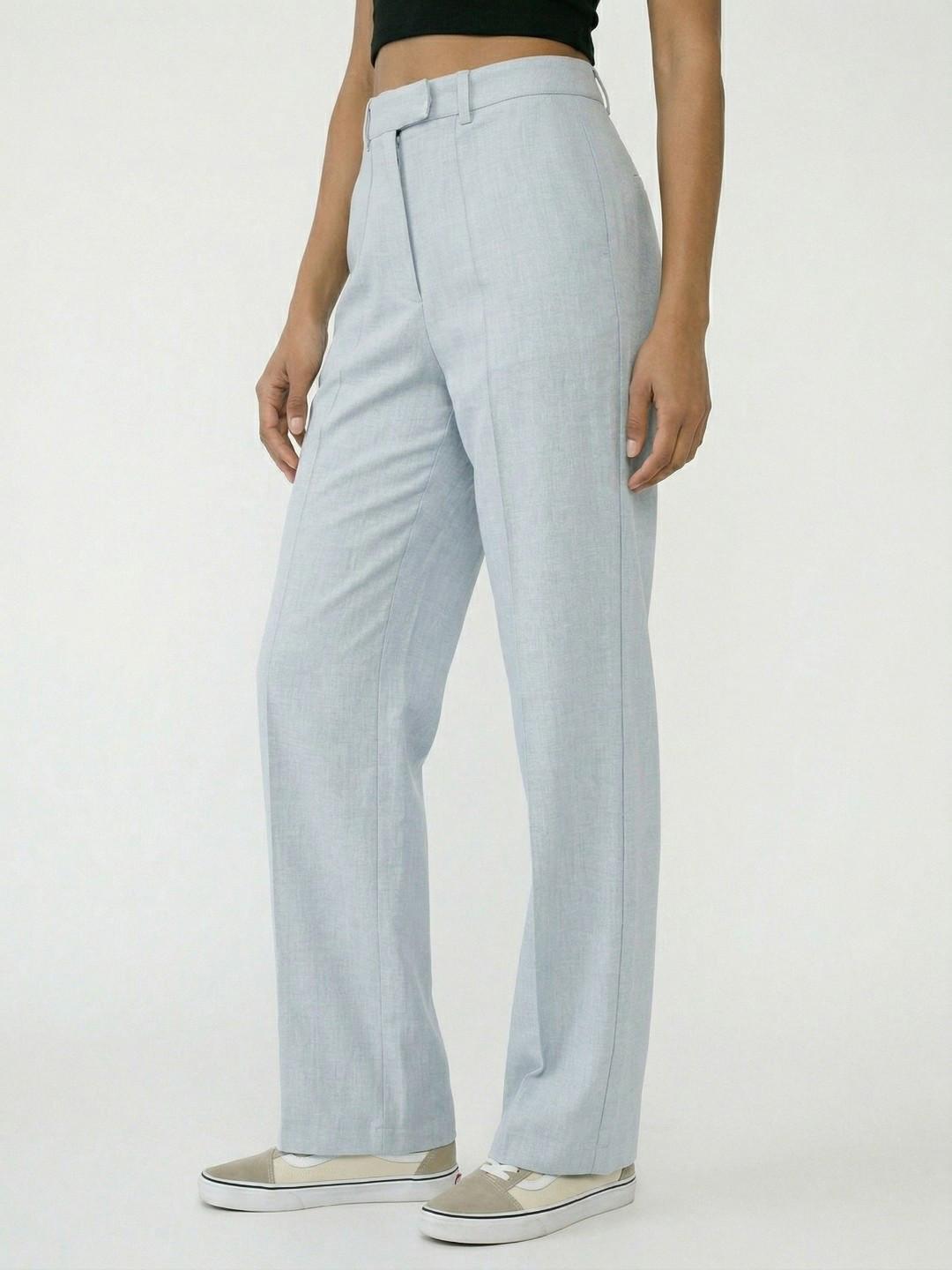 glitchez Women Wide Leg Panelled Trousers